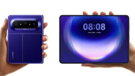 Geniş katlanır telefon Huawei Pura X Max tanıtıldı